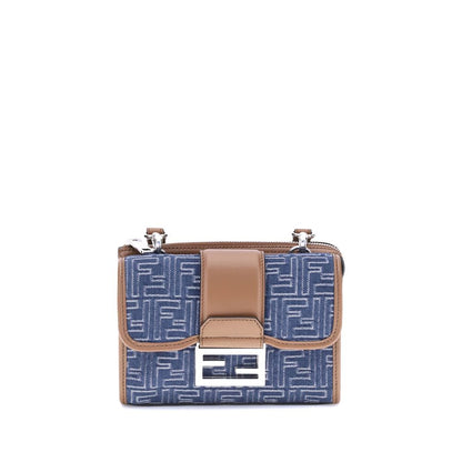 Blue Cotton Shoulder Bag