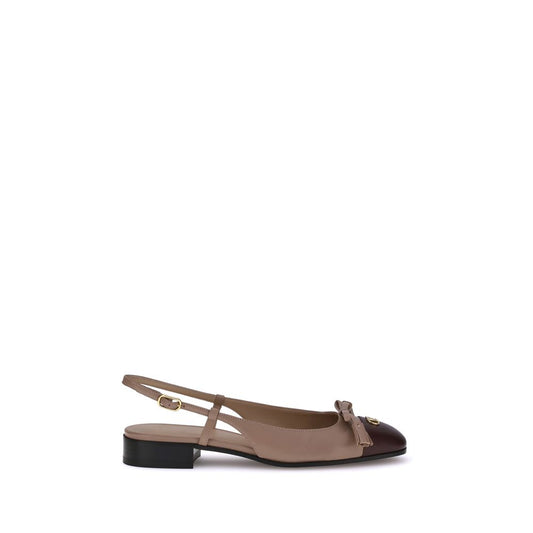 Multicolor Goatskin Ballet Flats