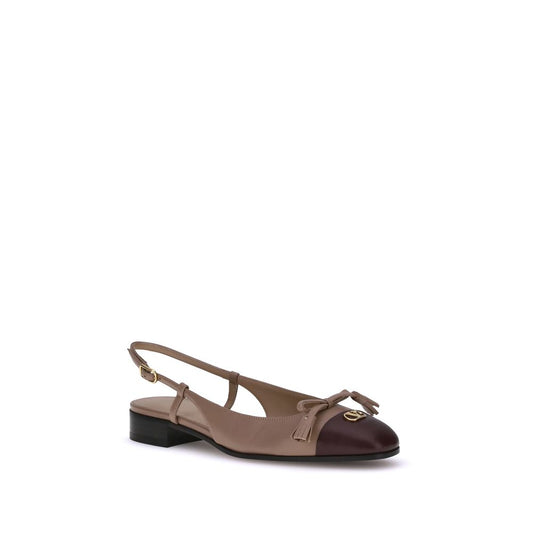 Multicolor Goatskin Ballet Flats