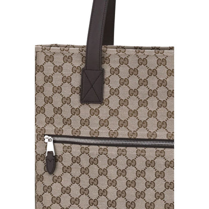 Brown Polyester Handbag