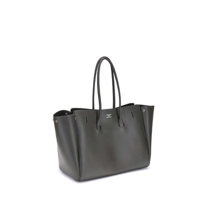 Black Calf Leather Bos Taurus Shoulder Bag