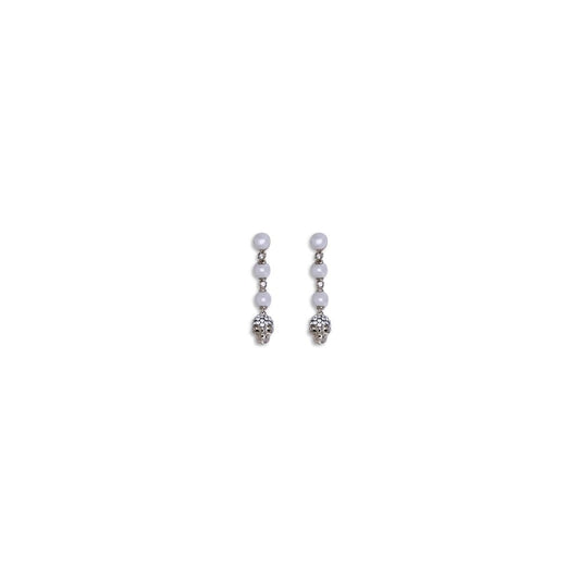 Silver Brass Earrings