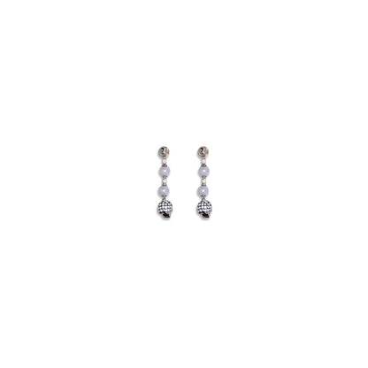 Silver Brass Earrings
