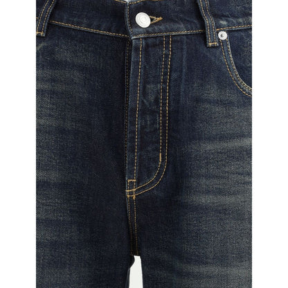 Blue Cotton Jeans Denim