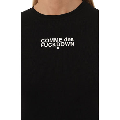 Black Cotton Women Tank Top