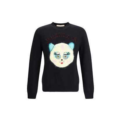Black Cotton Sweatshirt