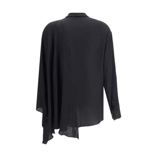 Black Silk Blouse