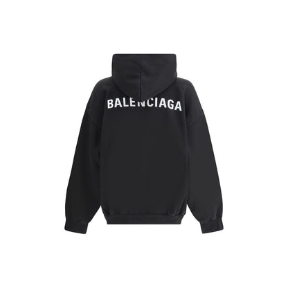 Black Cotton Sweatshirt