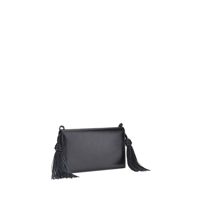Black Calf Leather Bos Taurus Shoulder Bag