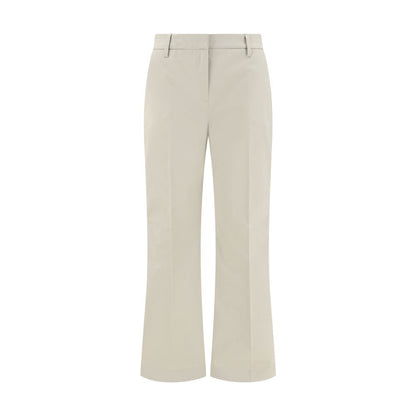 Sandy Beige Cotton Pants