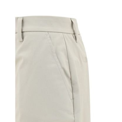 Sandy Beige Cotton Pants