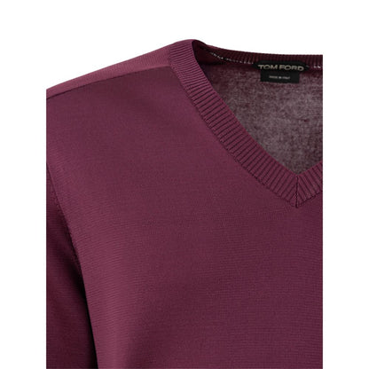 Purple Silk Sweatshirt