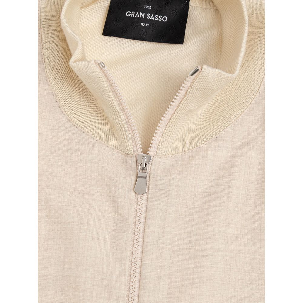Beige Wool T-Shirt