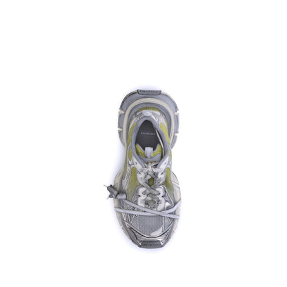 Yellow Polyethylene Athletic Sneakers