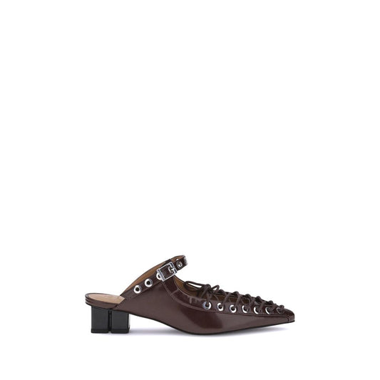Brown Polyethylene Mules