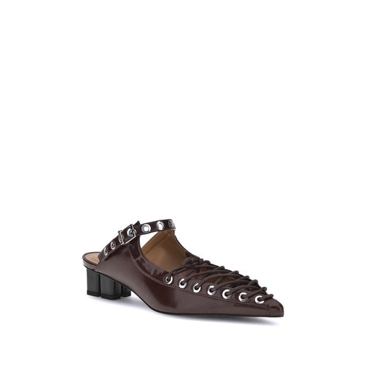 Brown Polyethylene Mules