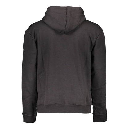 Black Cotton Sweatshirt