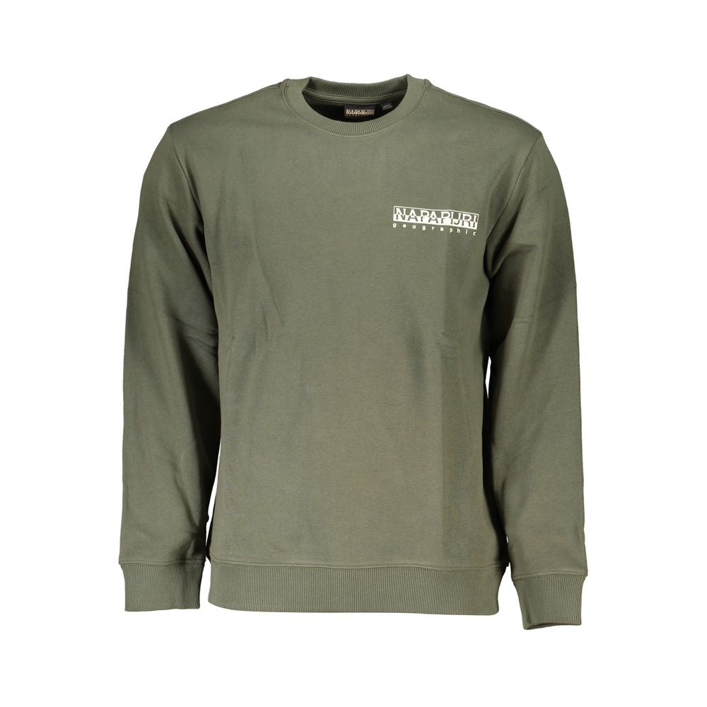 Green Cotton Sweatshirt