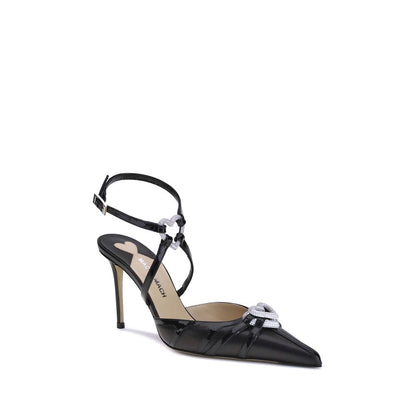 Black Napa Leather / Calf Bos Taurus High Heel Pumps