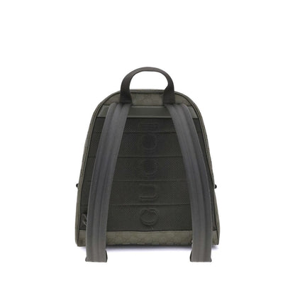 Green Cotton Backpack