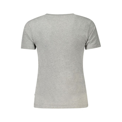 Gray Cotton Women Top