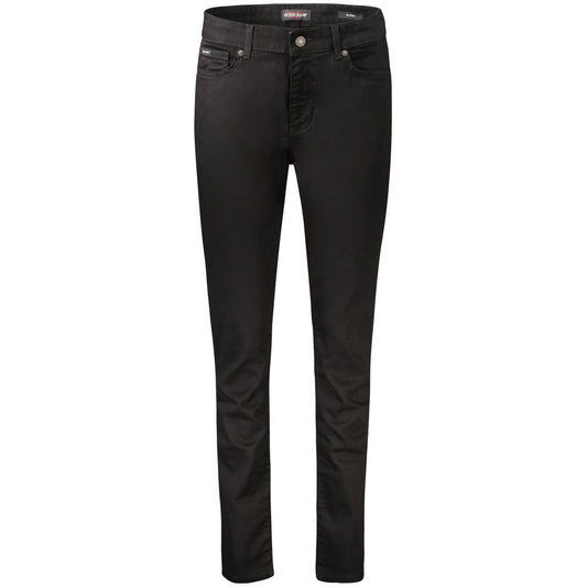 Black Cotton Women Jeans