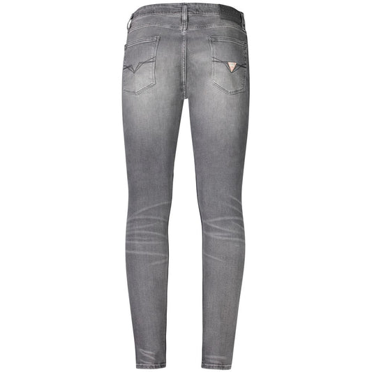 Gray Cotton Men Jeans