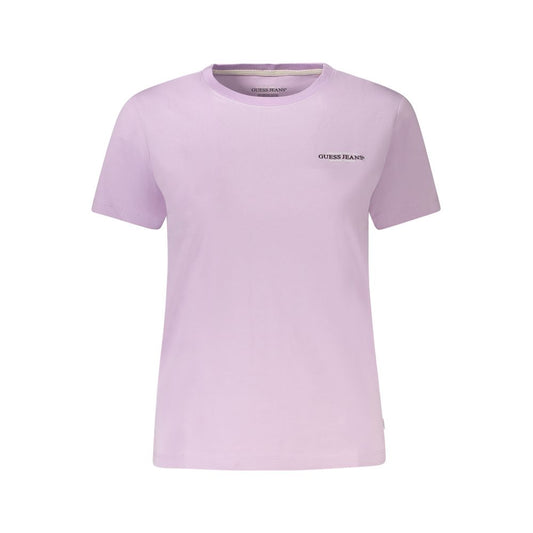 Purple Cotton Women T-Shirt