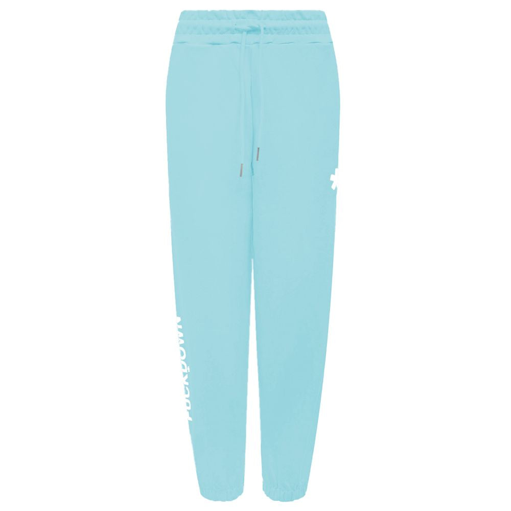Blue Cotton Women Sweatpant