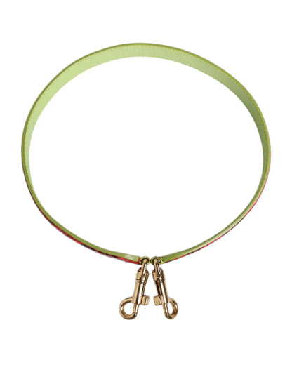 Red Exotic Leather Handbag Accessory Shoulder Strap