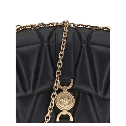 Black Calf Leather Bos Taurus Shoulder Bag