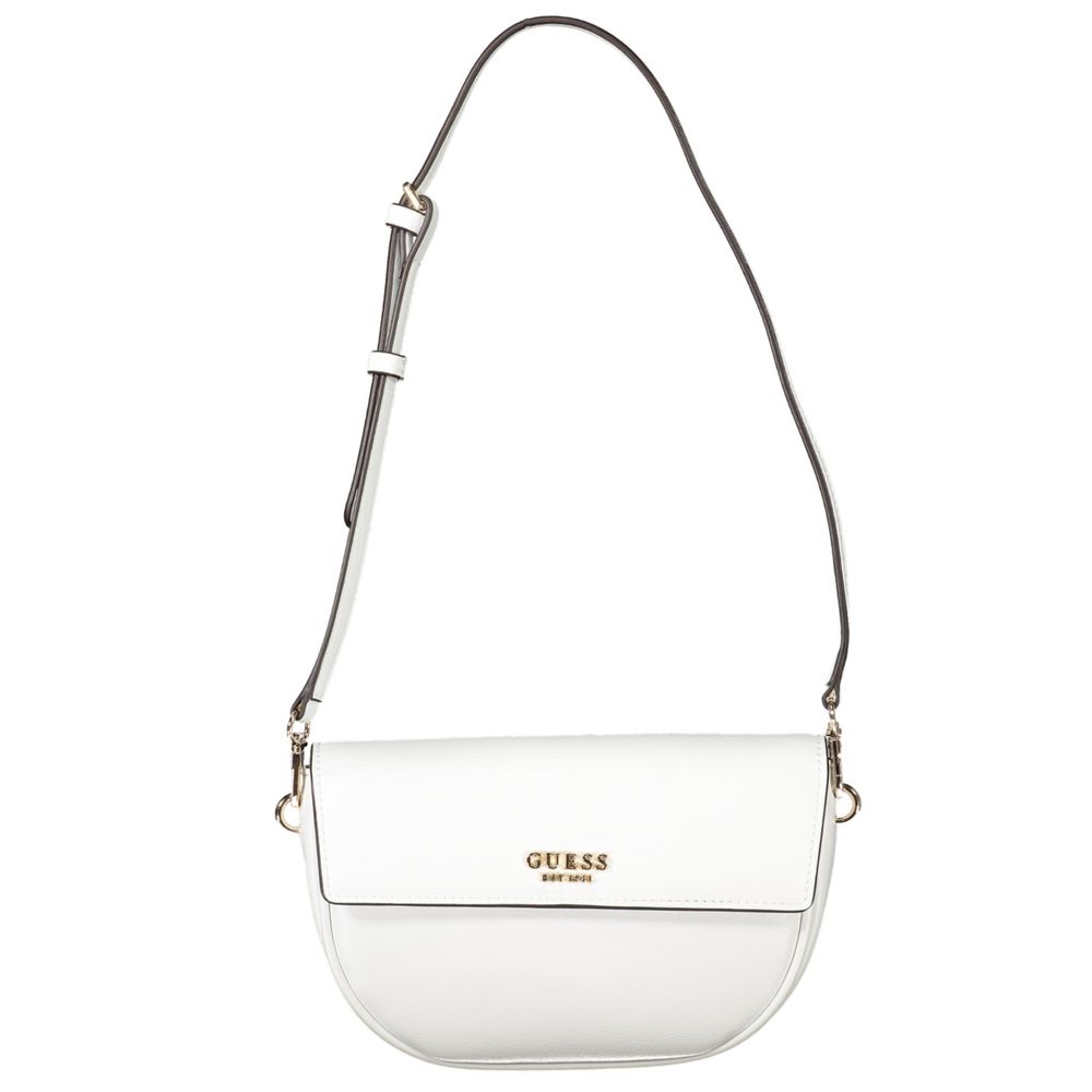 White Polyethylene Women Handbag