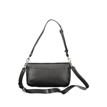 Black Polyethylene Women Handbag
