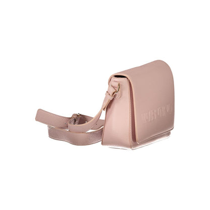 Pink Polyethylene Women Handbag