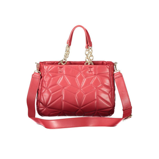 Red Polyethylene Women Handbag