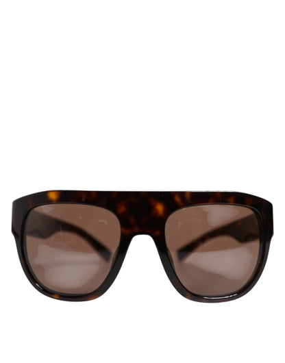 Dark Brown Havana DG4398F Square Frame Eyewear Sunglasses