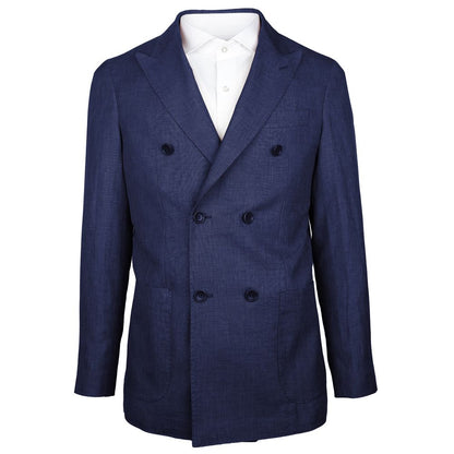 Blue Linen Blazer