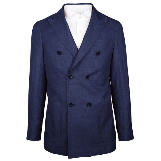Blue Linen Blazer