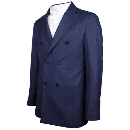 Blue Linen Blazer