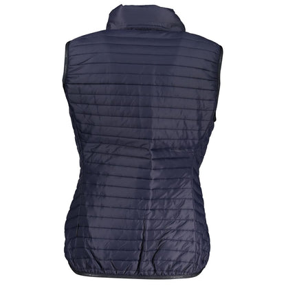 Blue Polyester Women's Jacket