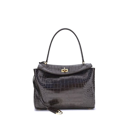 Black Calf Leather Bos Taurus Shoulder Bag