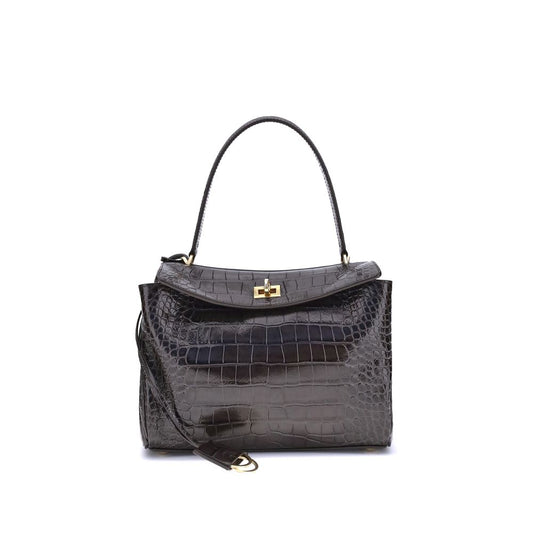 Black Calf Leather Bos Taurus Shoulder Bag