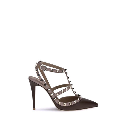 Black Calf Leather Bos Taurus High Heel Pumps