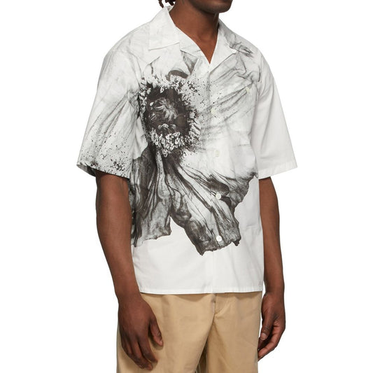 White Cotton Shortsleeve Shirt