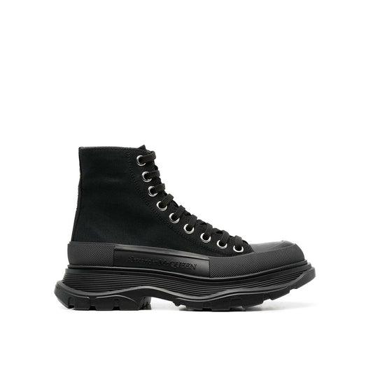 Black Canvas High Top Sneakers