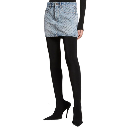 Blue Denim Skirt