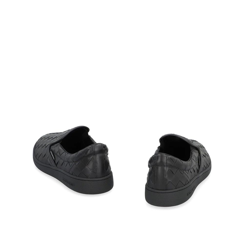 Black Calfskin Sneakers