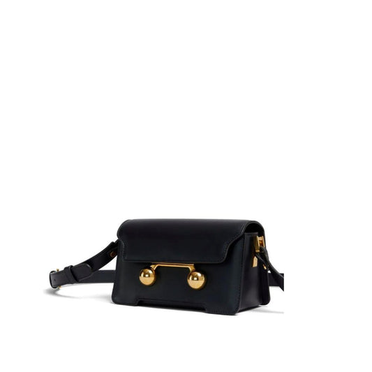 Black Calfskin Belt Bag