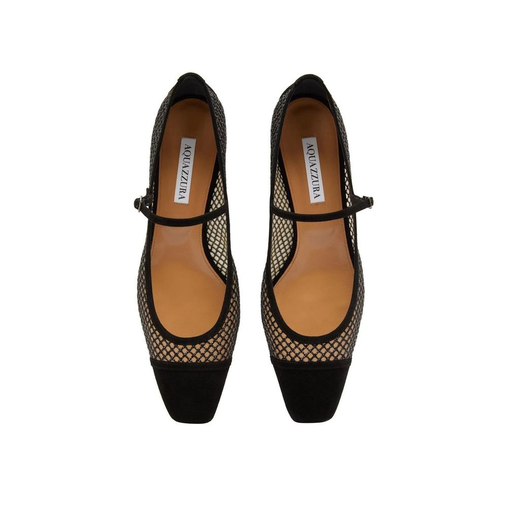 Black Calfskin Pumps