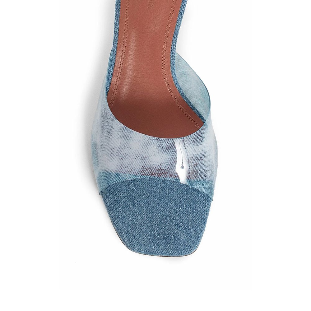 Blue Pvc Mules